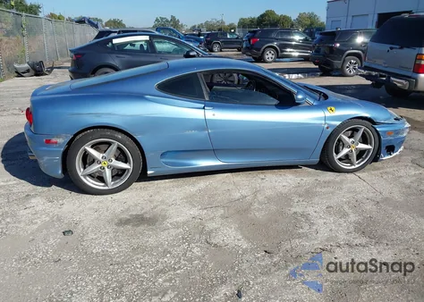 2003 Ferrari 360 Modena Berlinetta z USA, uszkodzony, nr VIN ZFFYU51A030130541